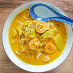 zdrowy przepis _ zupa curry z krewetkami