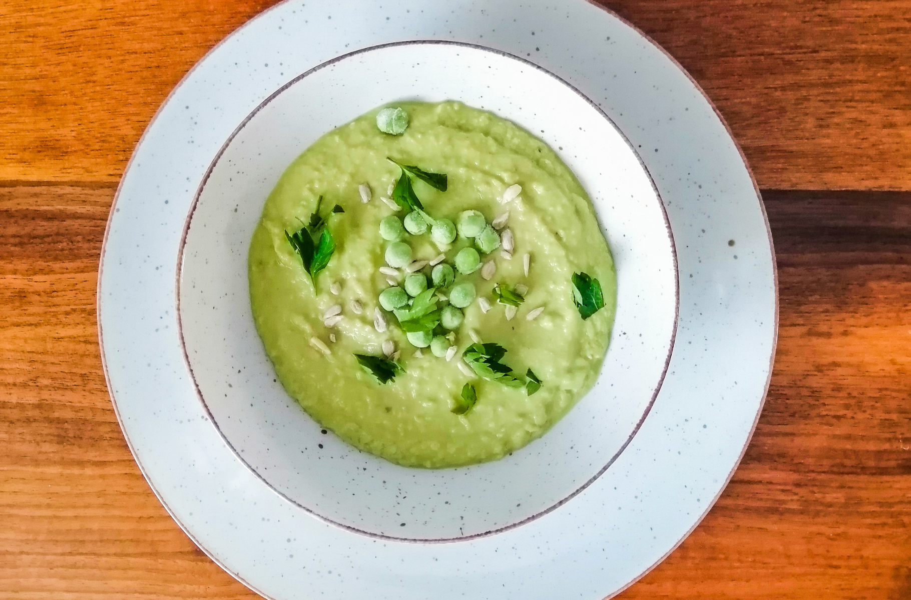 zupa krem z zielonego groszku - dieta online